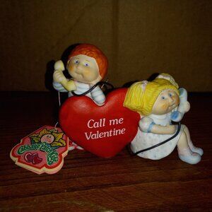 Cabbage Patch Kids Figurine #5451 "Valentine Phone Call" 1984